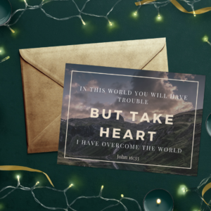 John 16:33 Scripture Card
