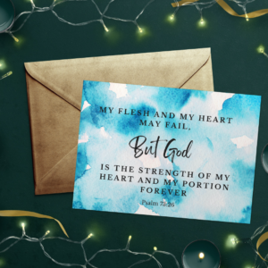 Psalm 73:26 Scripture Card
